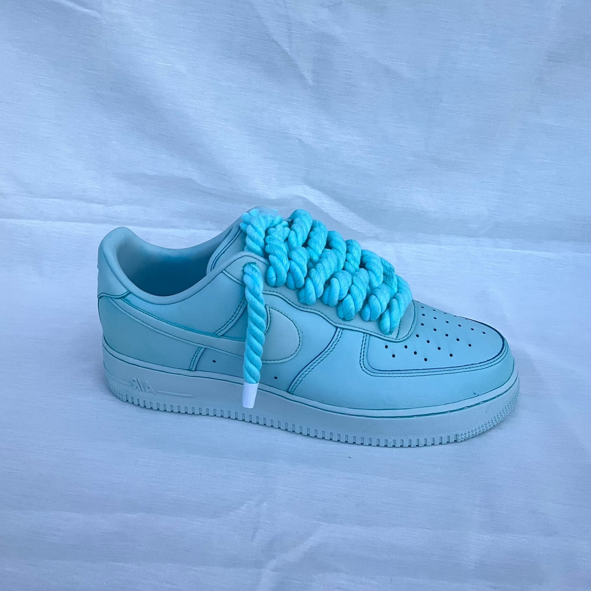 AIR FORCE 1 CUSTOM ROPE LACES BLUE – Thesnkrsroom